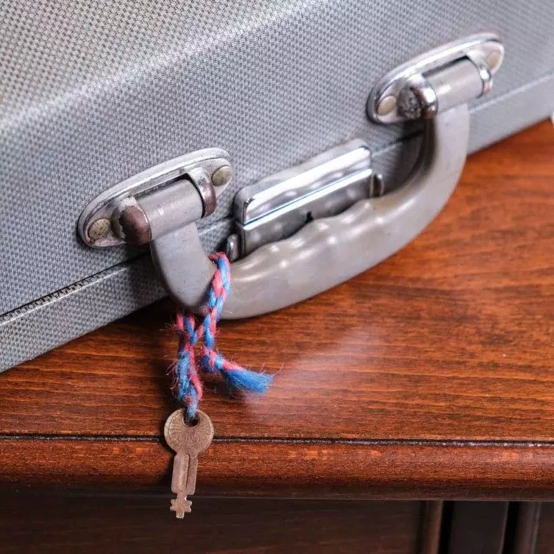 Torpedo brand typewriter with vintage bag.