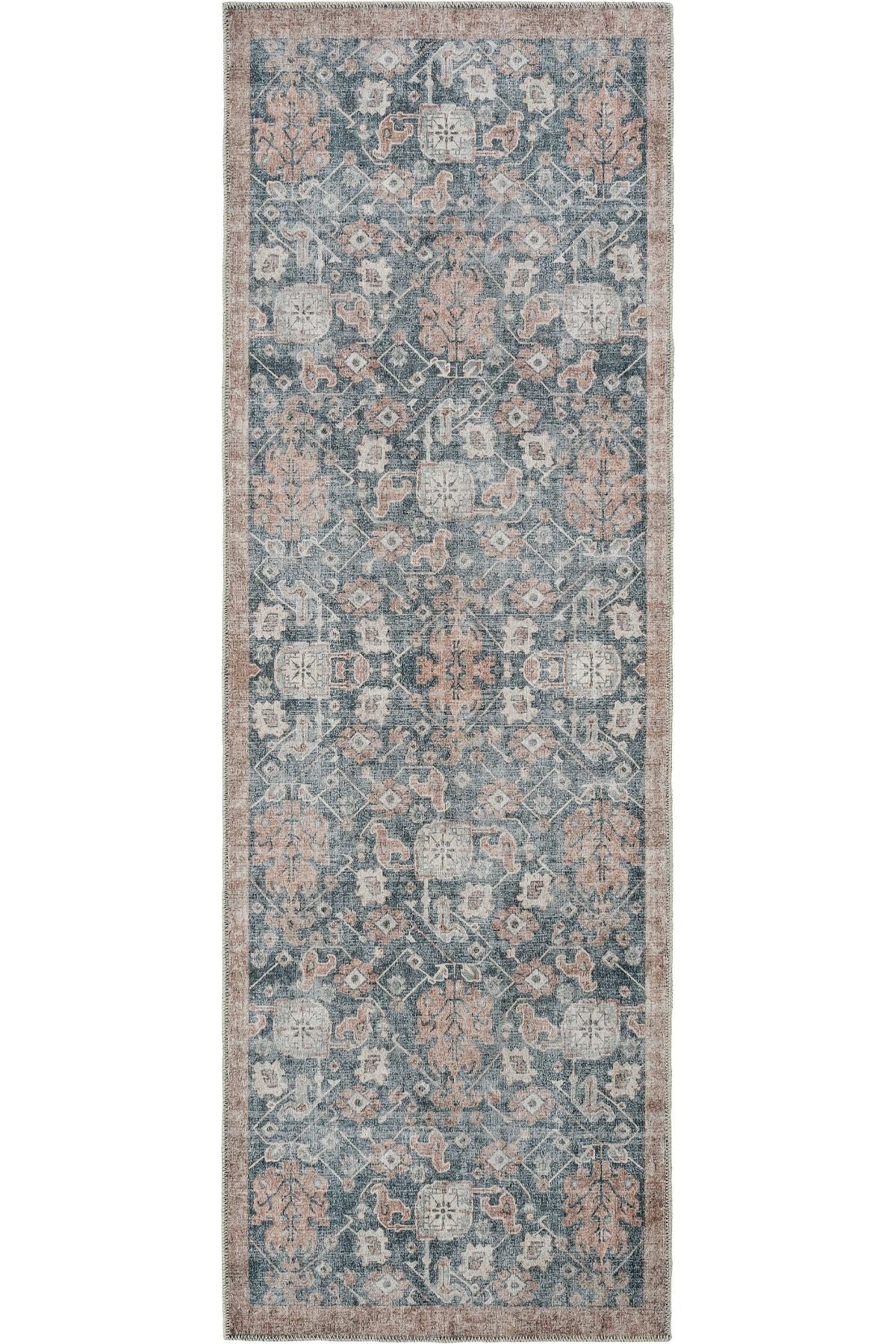 Colorful Antique Vintage Carpet Ethnic Patterned Authentic Woven Chenille Carpet Washable Living Room Carpet