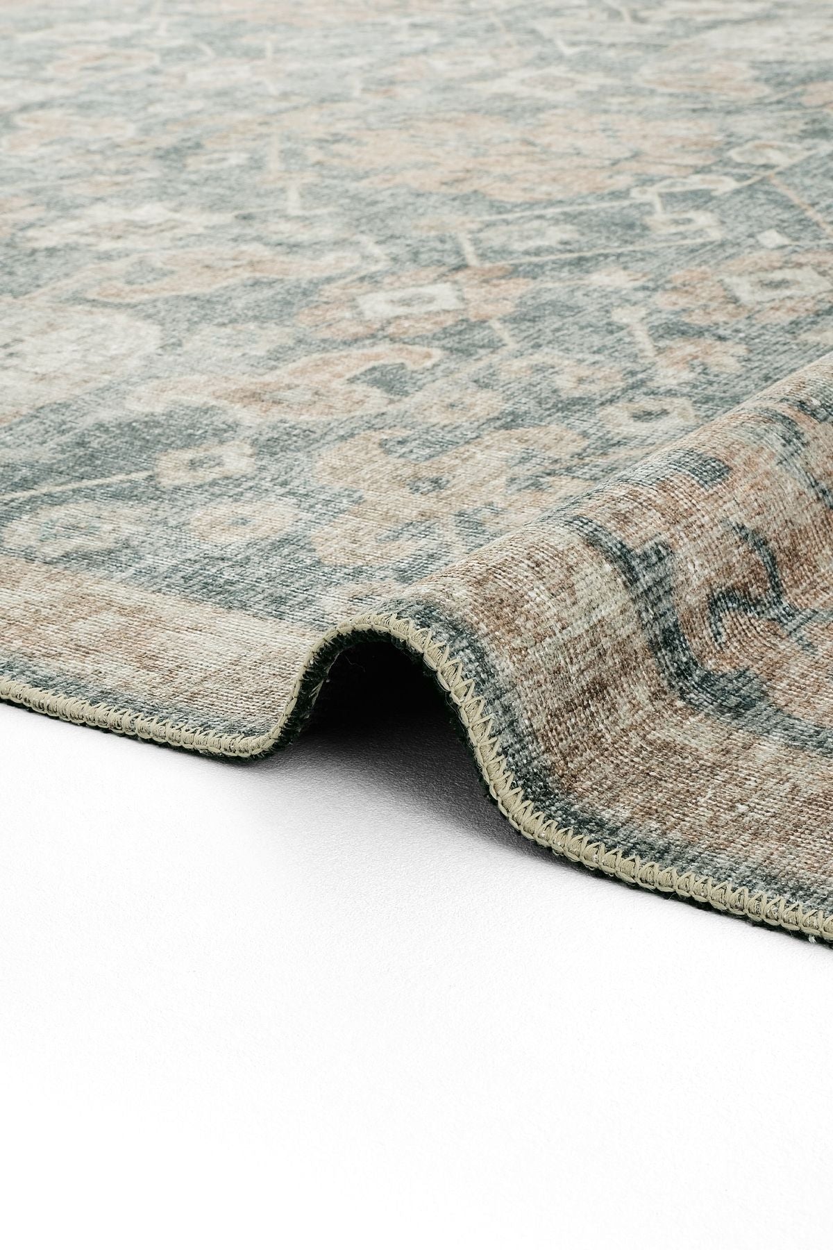 Colorful Antique Vintage Carpet Ethnic Patterned Authentic Woven Chenille Carpet Washable Living Room Carpet