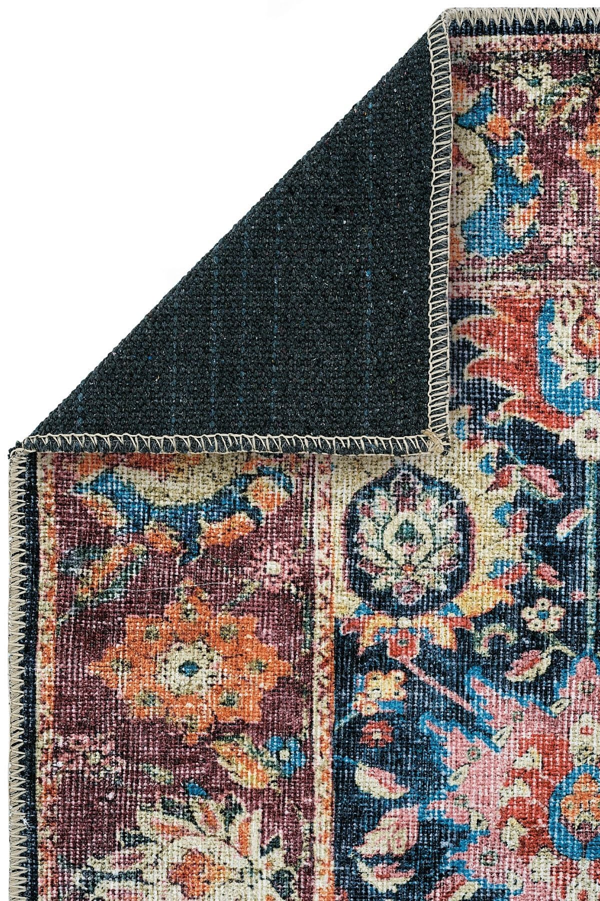 Colorful Antique Carpet Vintage Carpet Runner Digital Printing Carpet Floral Authentic Carpet Living Room Carpet