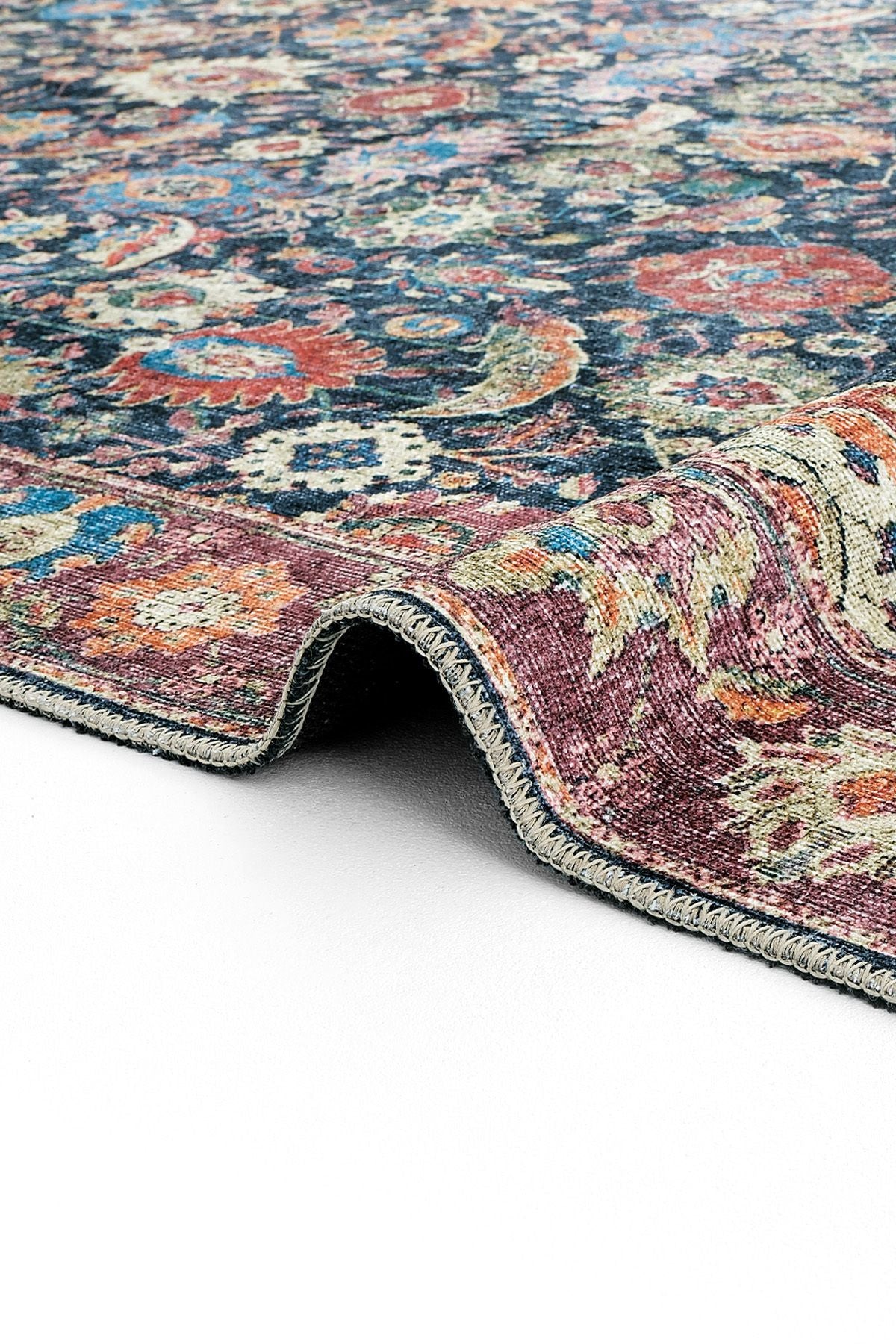 Colorful Antique Carpet Vintage Carpet Runner Digital Printing Carpet Floral Authentic Carpet Living Room Carpet