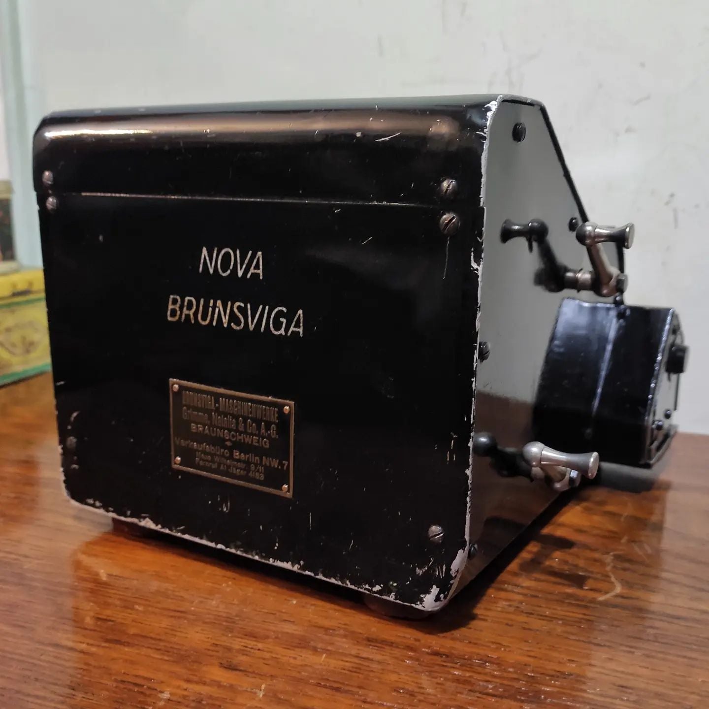 1920's Germany Brunsviga Brand Nova 4 A Model Mechanical Calculator Rare Giant Size
