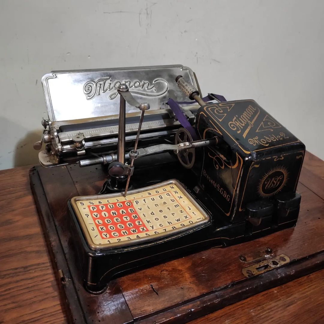 1900's Germany Mignon brand 2 models portable typewriter Collection/Museum
