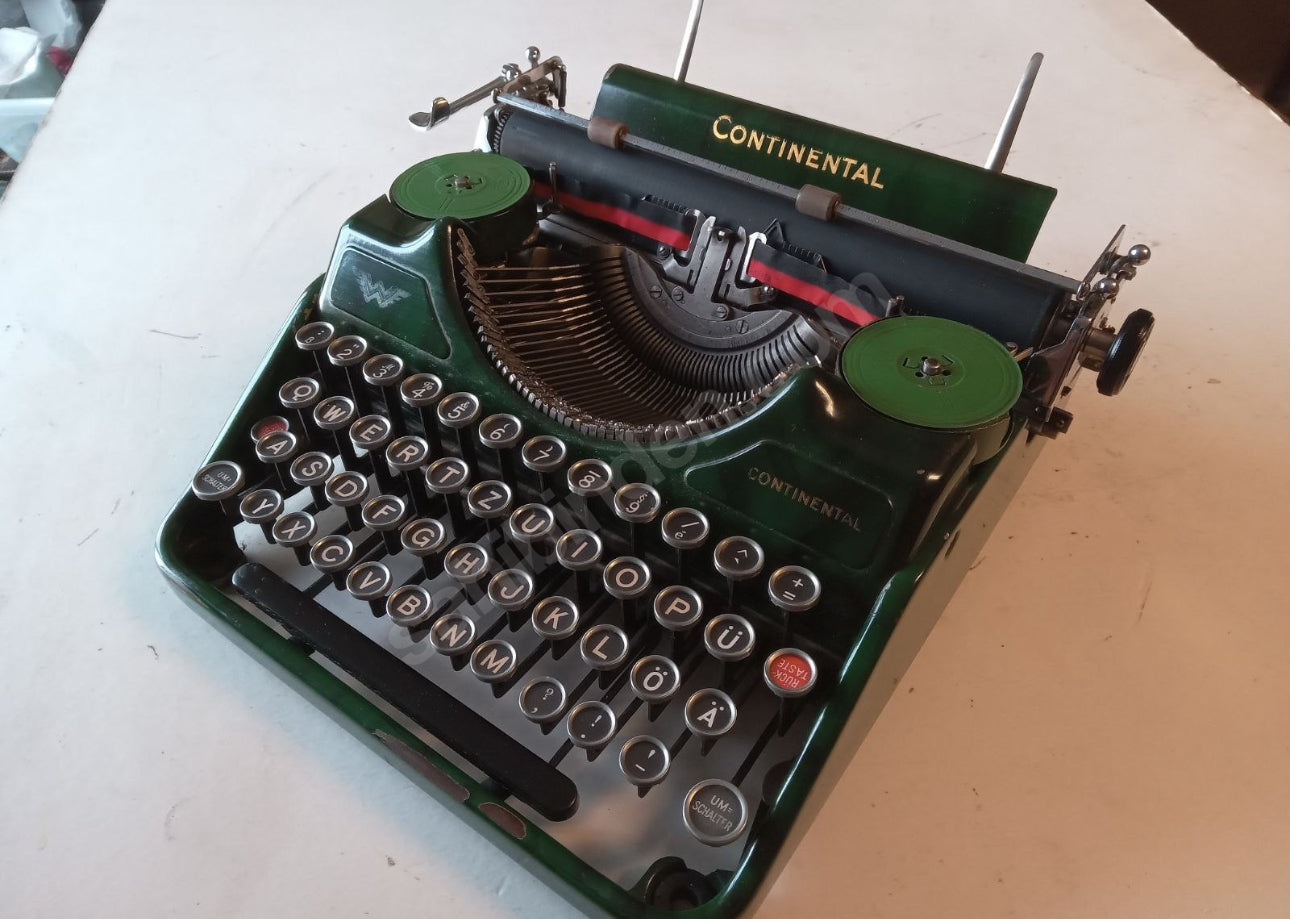 For Rajit Nair Condinental Green Color Special Typewriter