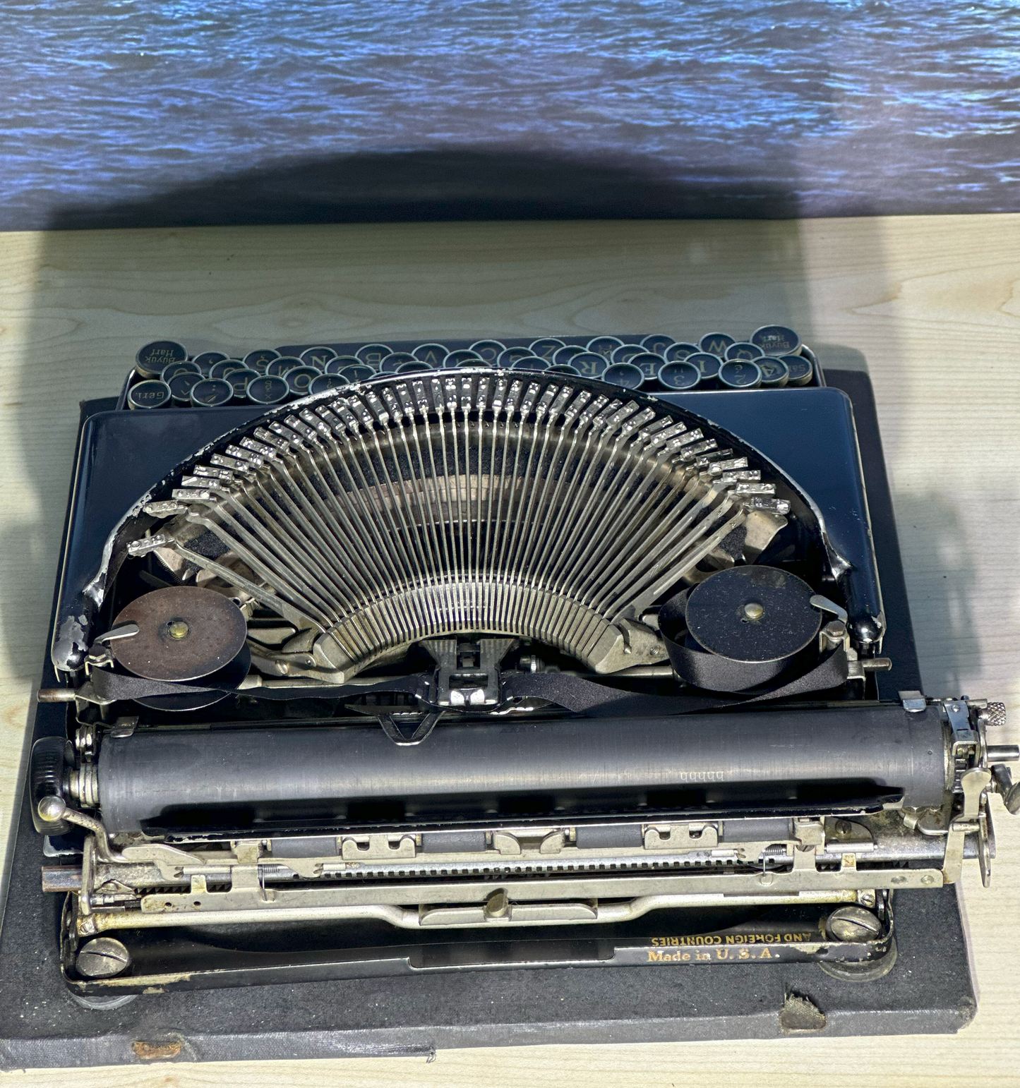 1920's USA American Remington Junior Typewriter Portable,Working