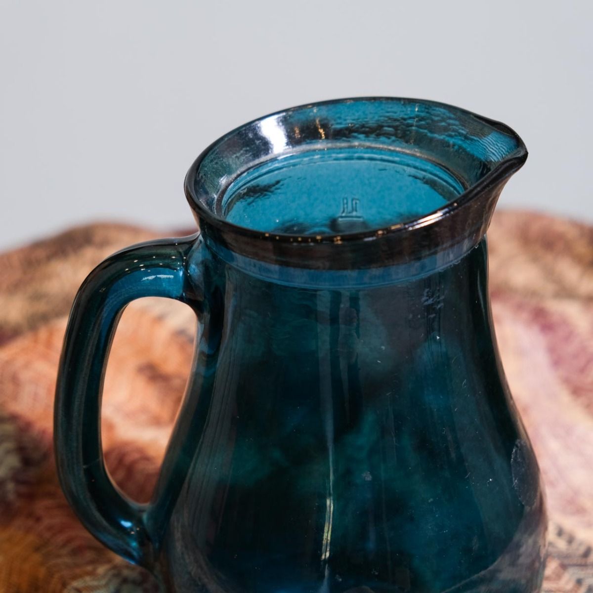Antique Glass Jug,Antique glass jug in blue color