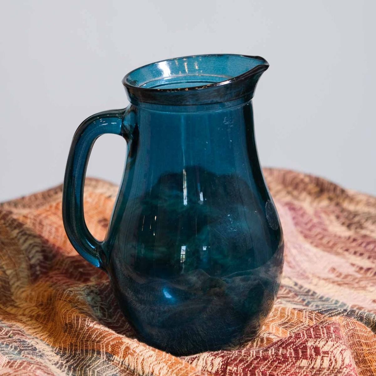Antique Glass Jug,Antique glass jug in blue color