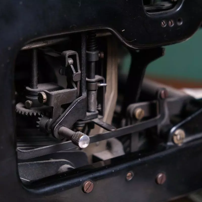 Office typewriter from Continental with antique glass keys