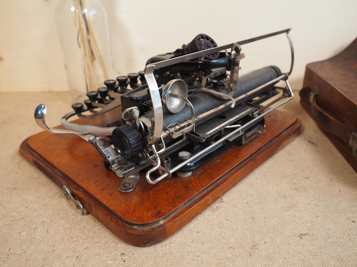 Typewriter DACTYLE Blickensderfer (1905) antique typewriter rare portable vintage schreibmaschine machine case collectible vintage