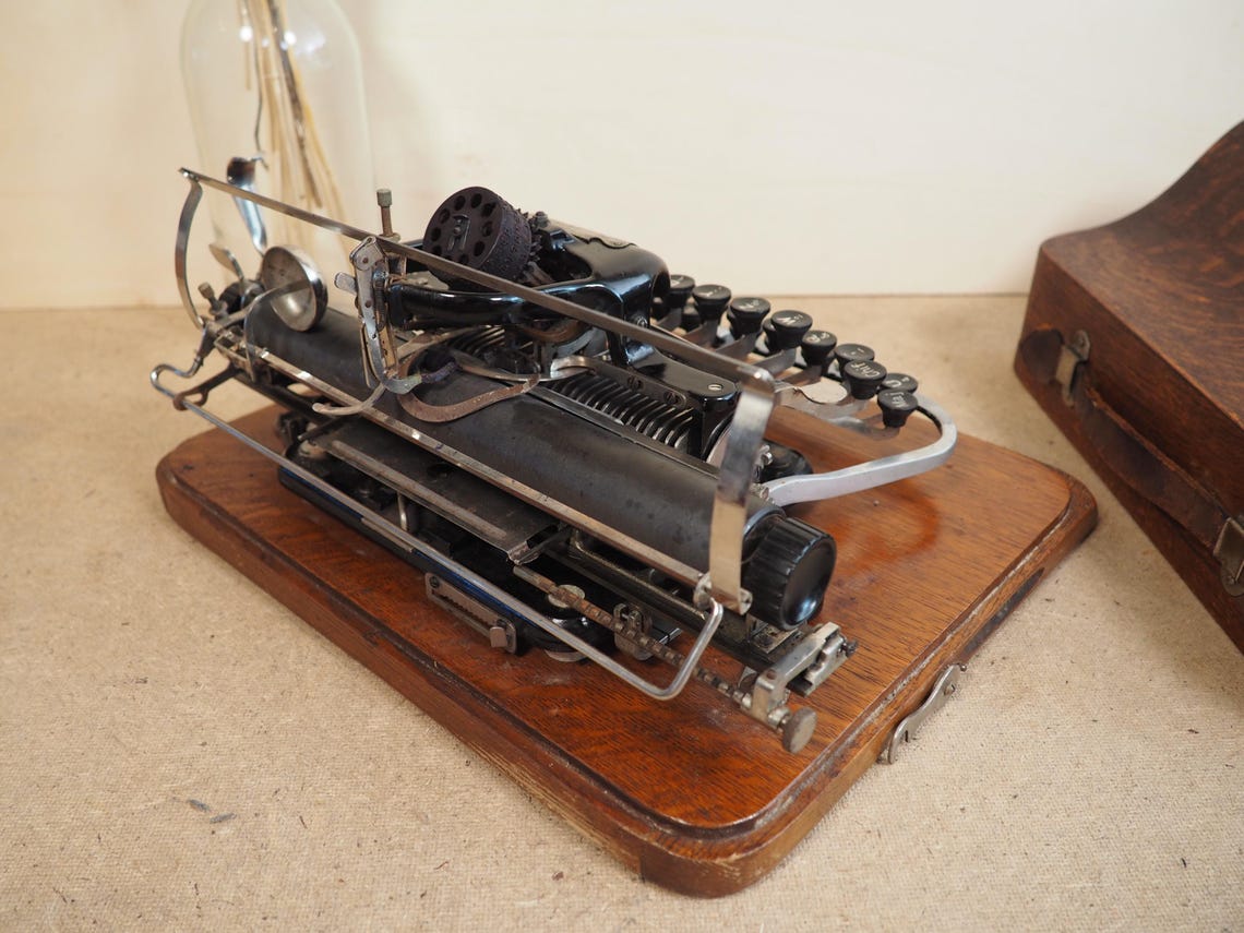 Typewriter DACTYLE Blickensderfer (1905) antique typewriter rare portable vintage schreibmaschine machine case collectible vintage