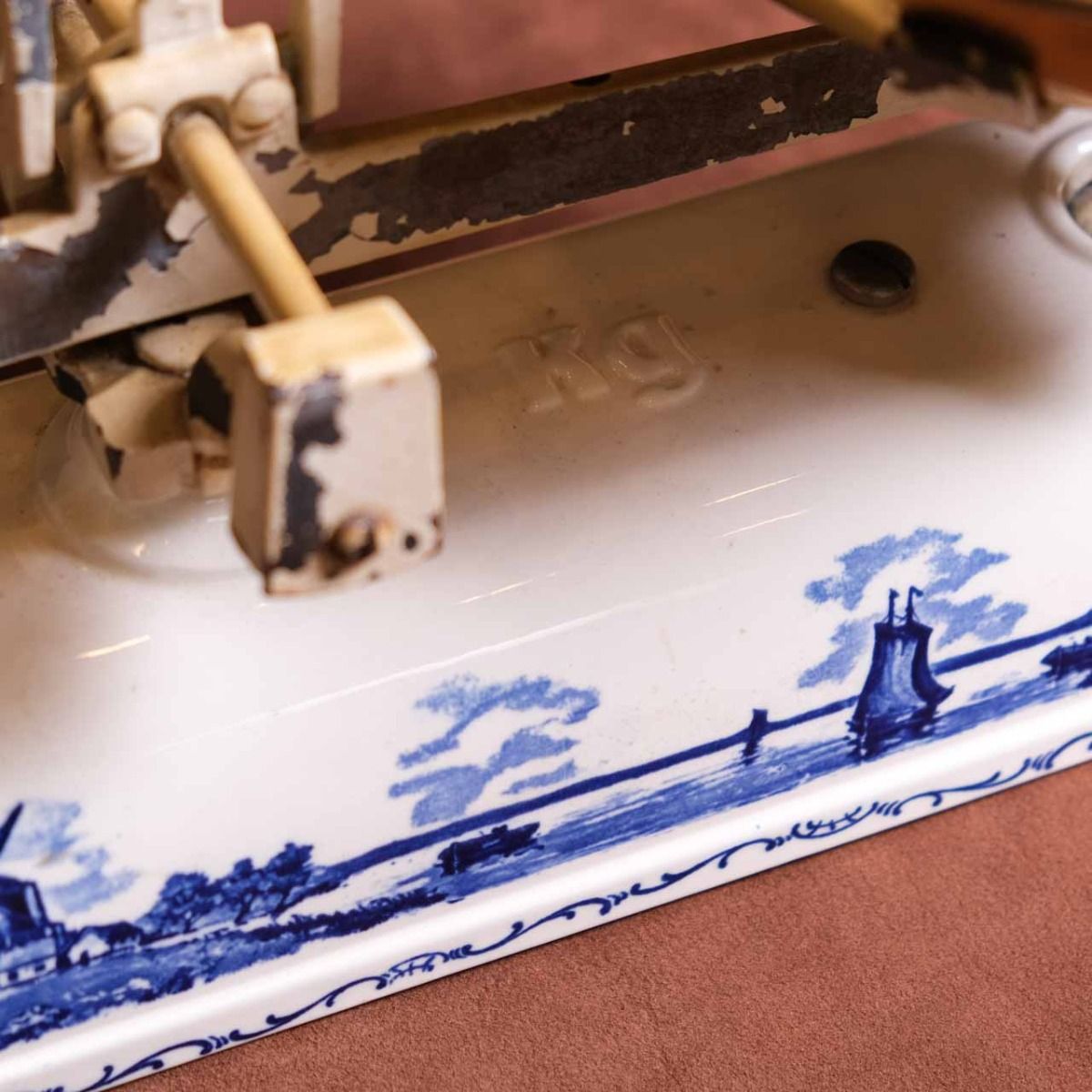 Porcelain Scales, Antique porcelain scales, vintage scales, retro scales