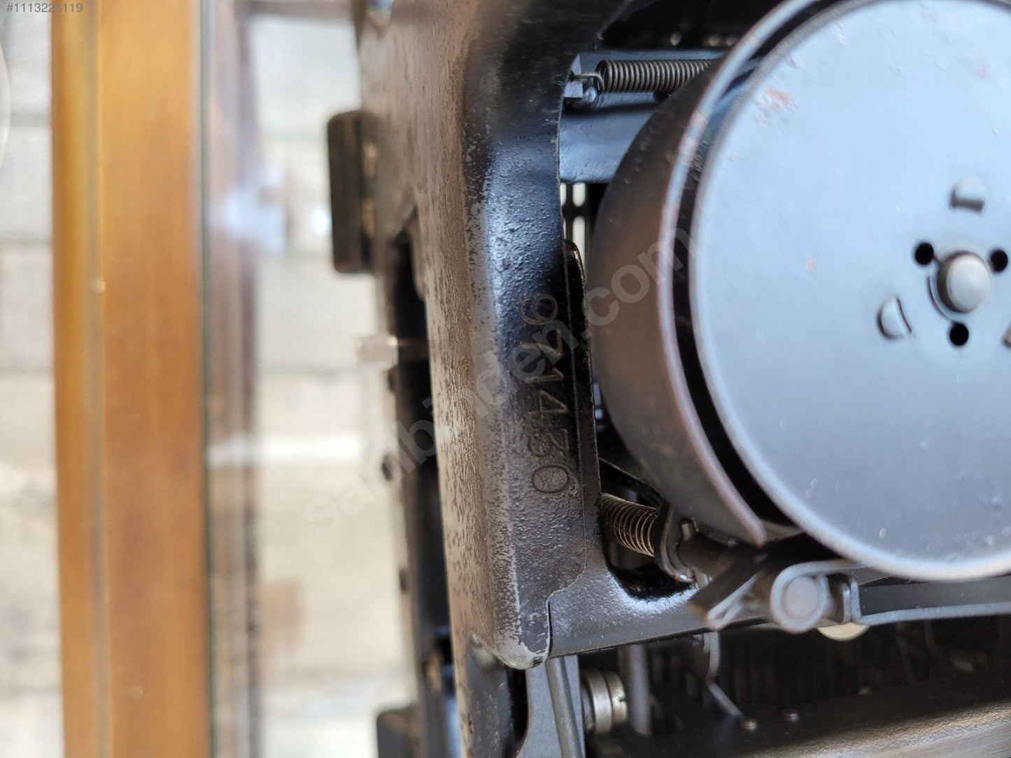 103-Year-Old German-Made Continental Office Typewriter - Rare Glass Key Antique