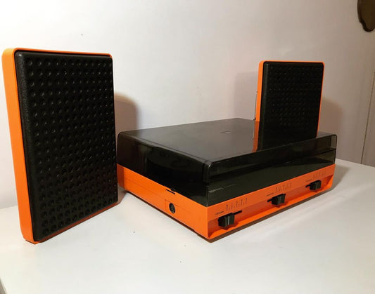 1970's Antique Collectible RFT (East German) PopArt Living Room Record Player