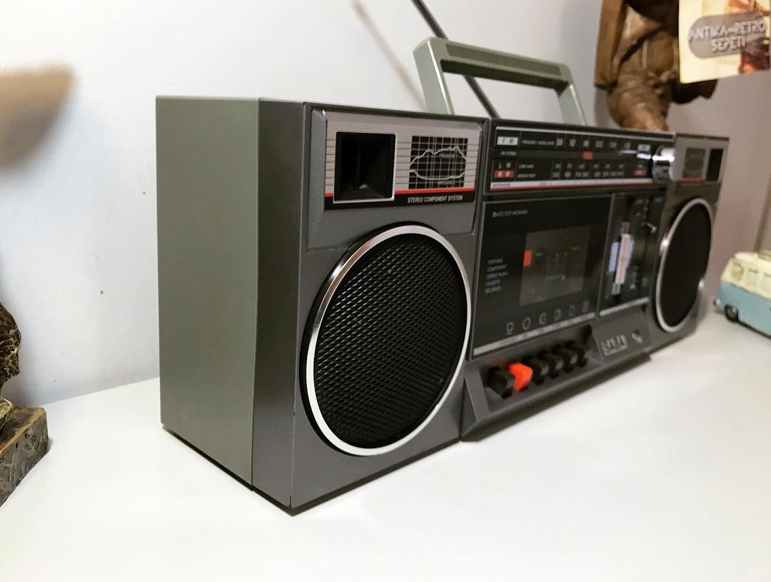 1980's Antique collectible SABA Radio Cassette Player Radio