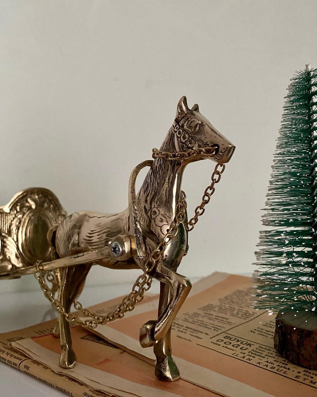 Antique Brass Russian Car