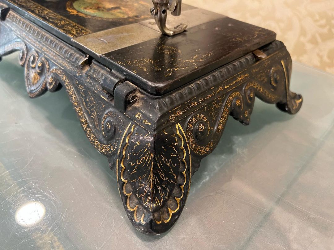 CENTURY-OLD FRENCH SEWING MACHINE