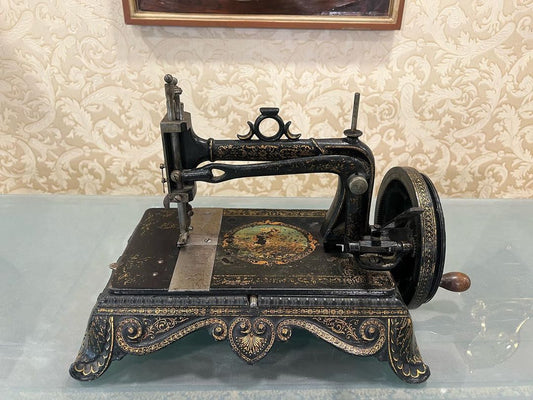 CENTURY-OLD FRENCH SEWING MACHINE