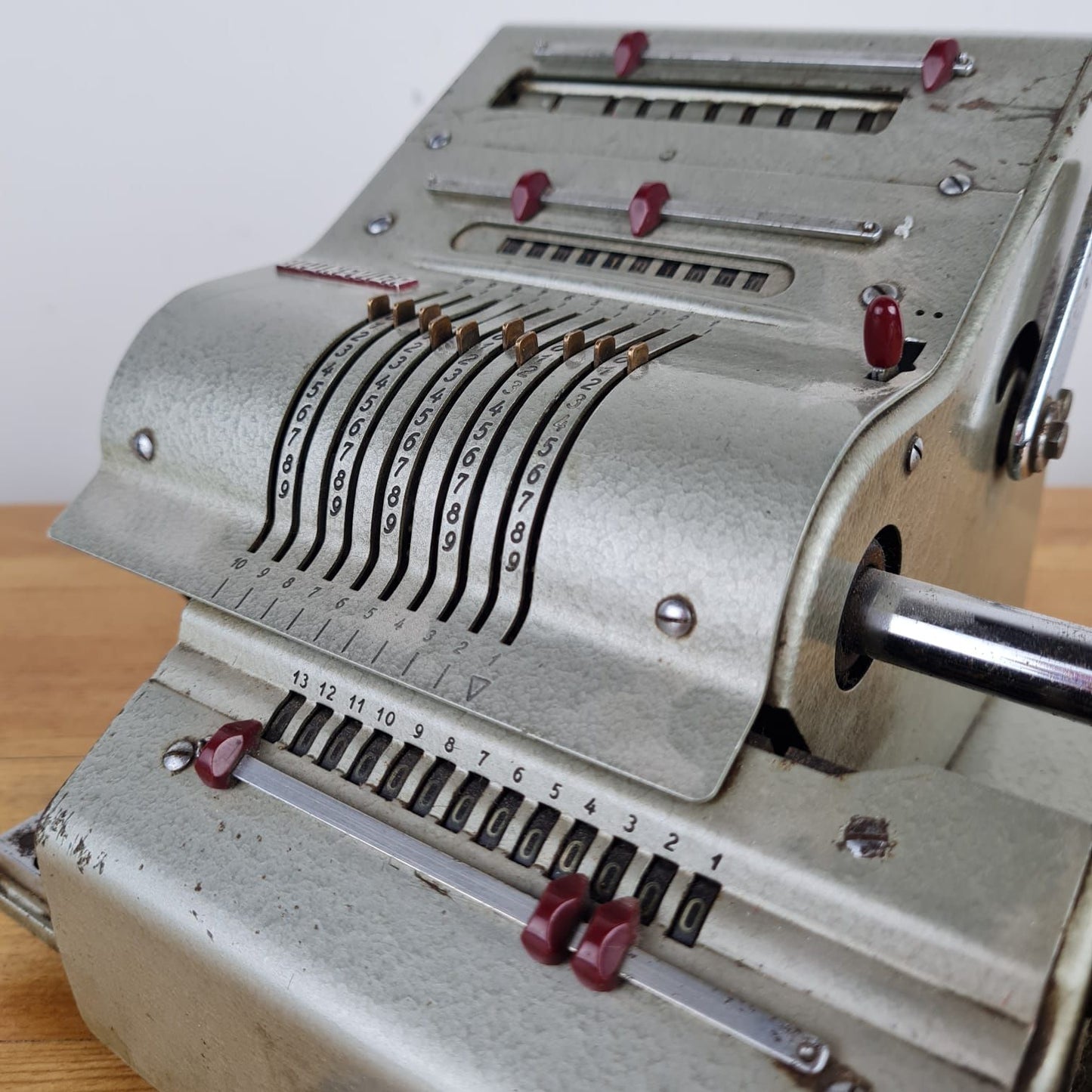 Antique German Brunsviga Calculator.