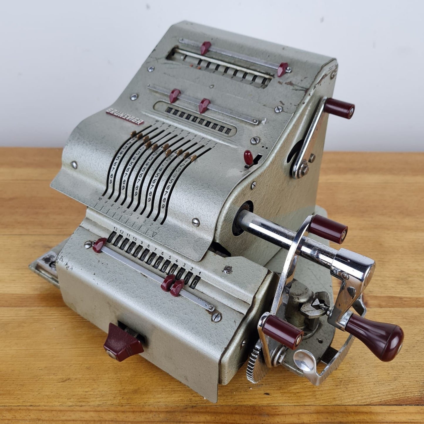 Antique German Brunsviga Calculator.