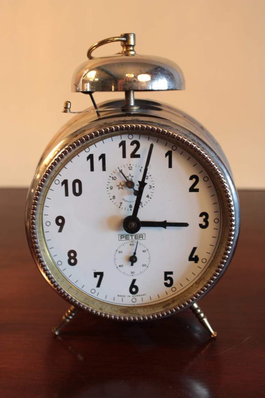 Antique Alarm Clock,Antique Peter single bell alarm clock