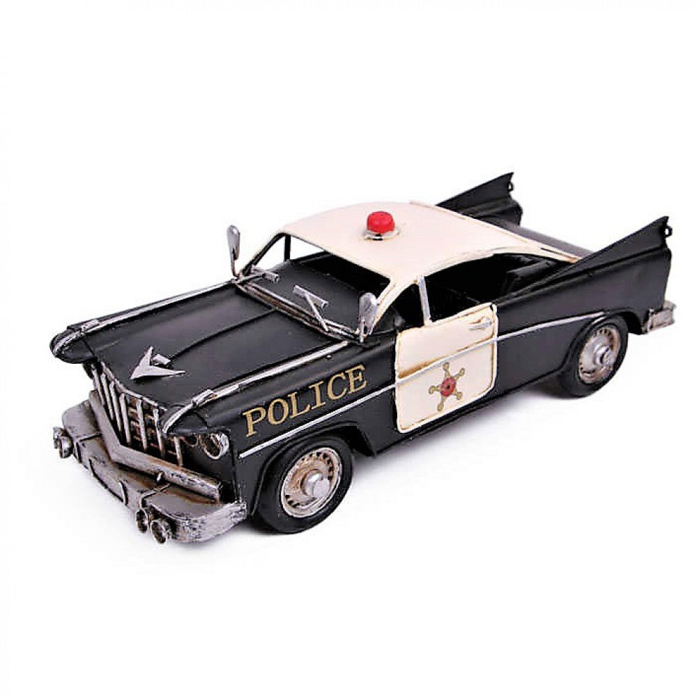 Metal American Police Car Decorative
