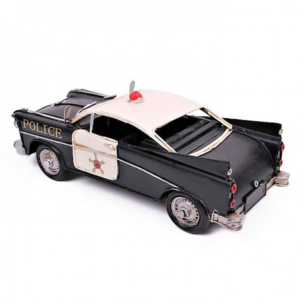 Metal American Police Car Decorative