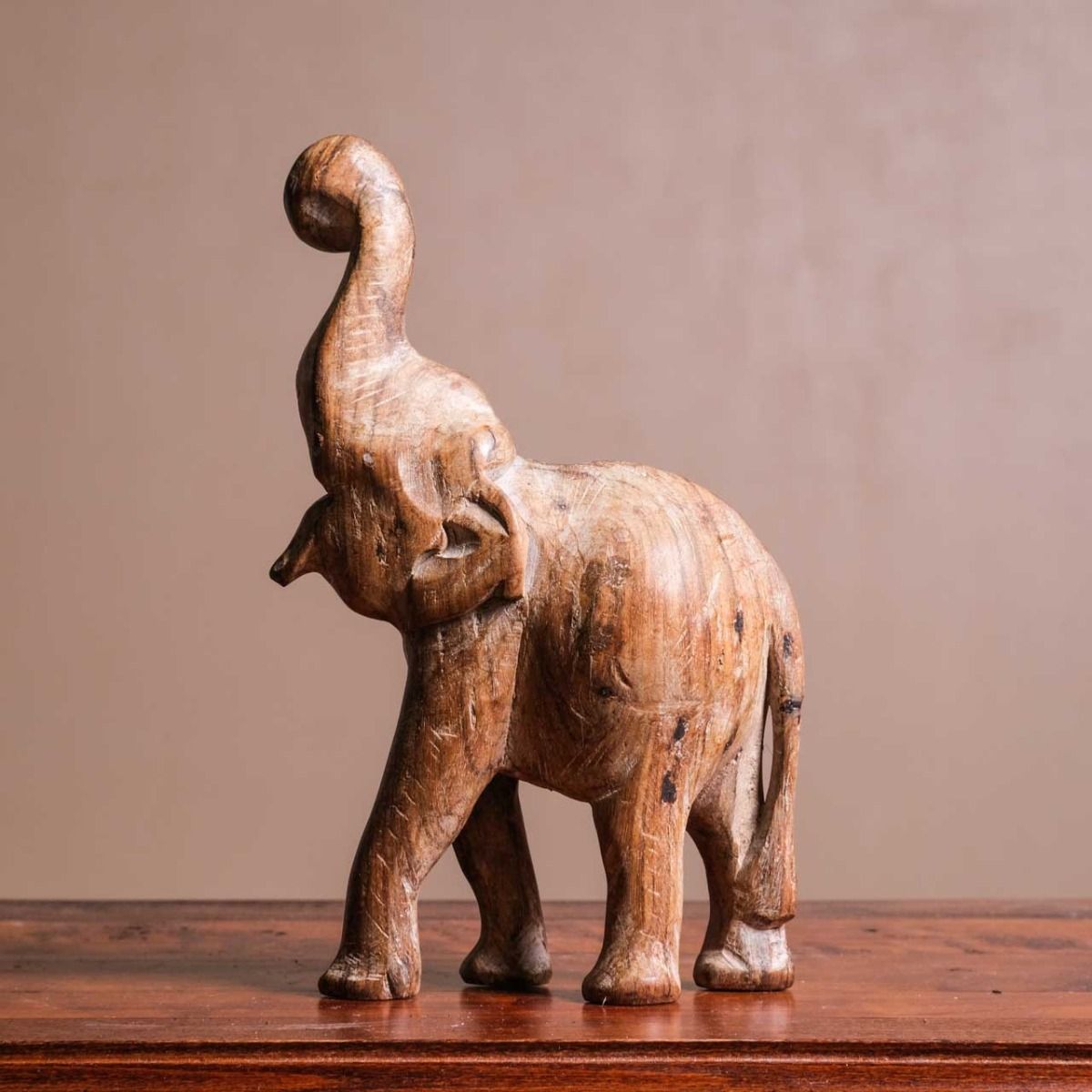 Wooden Elephant  Sculpture