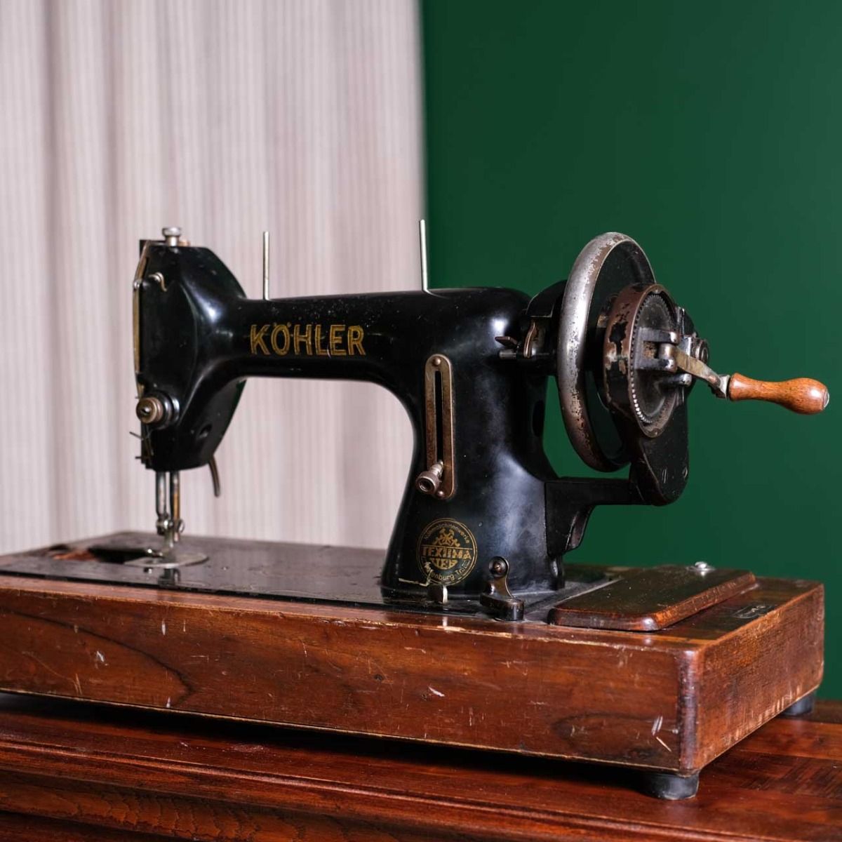 Antique German Köhler sewing machine