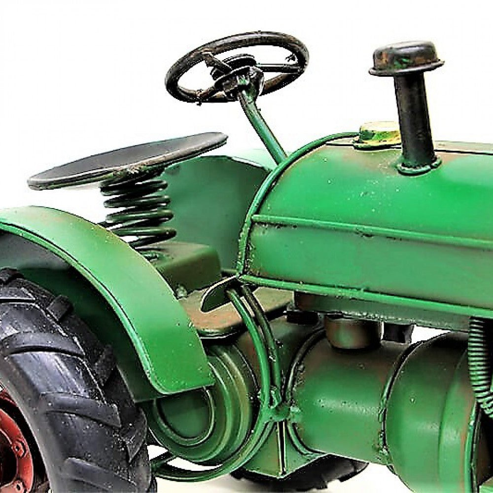 Decorative Nostalgic Metal Garden Tractor Large Size
