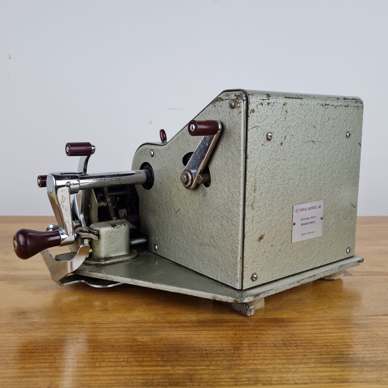 Antique German Brunsviga Calculator.