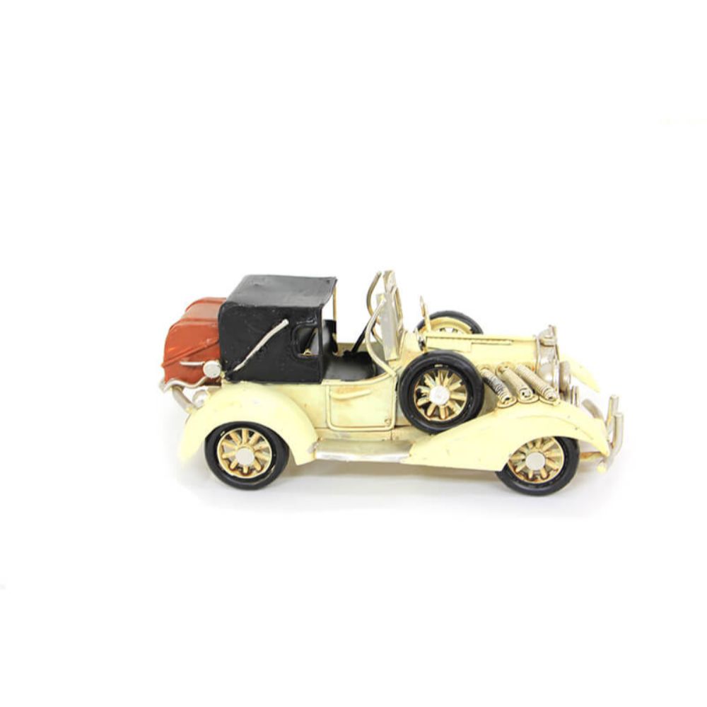 Handmade Antique Jeep Metal Car