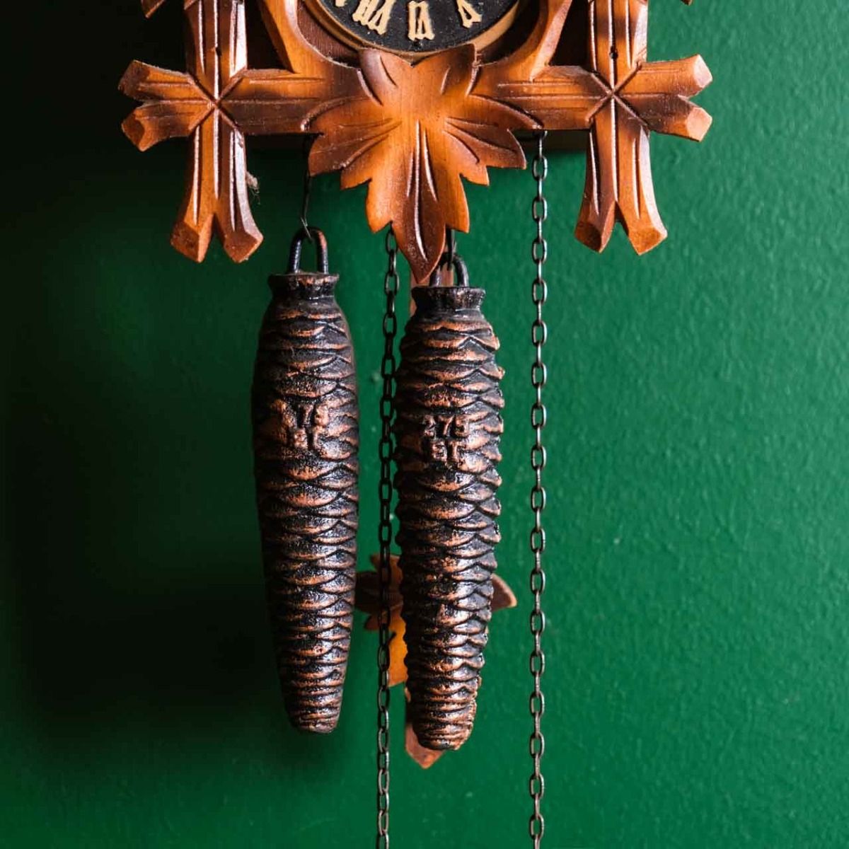 Antique Cuckoo clock,Vintage German wooden cuckoo clock.
