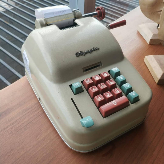 Antique Olympia Calculator.