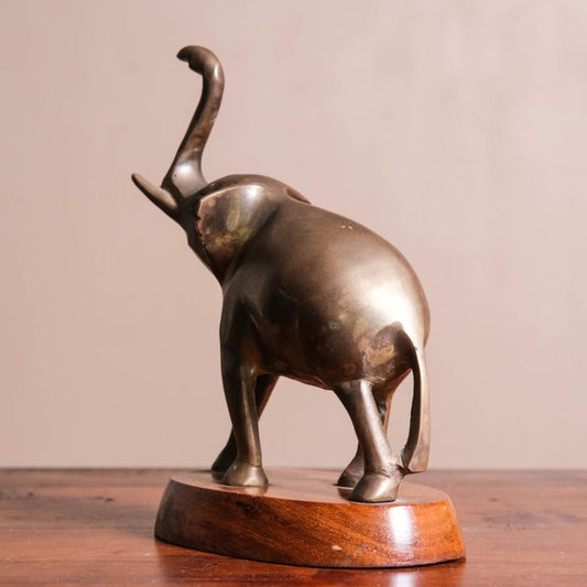 Brass Elephant Sculpture