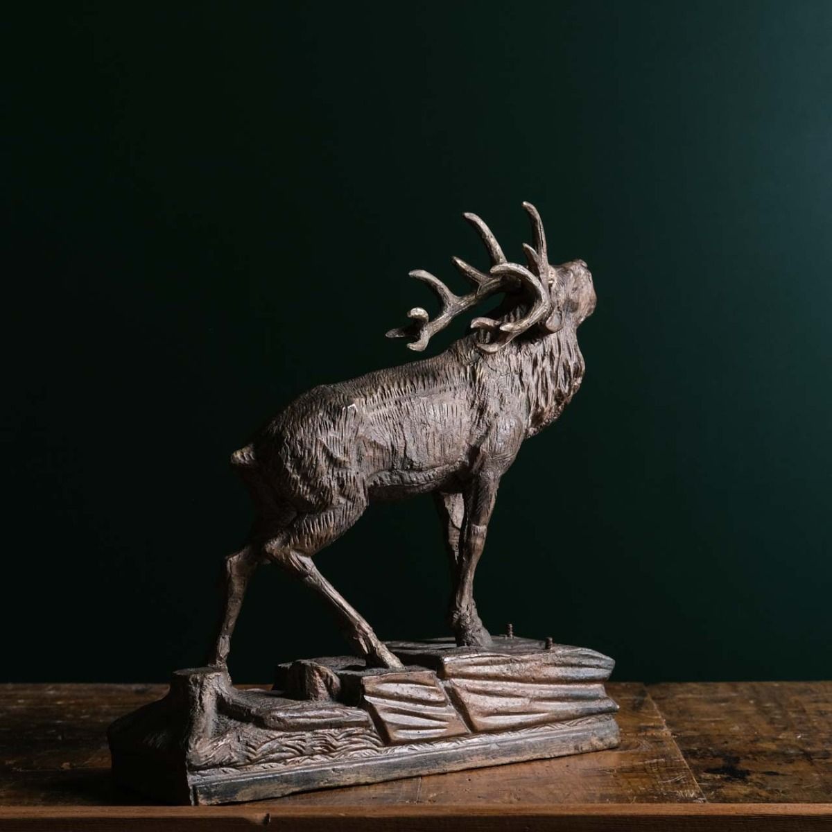 Brass Deer Sculpture