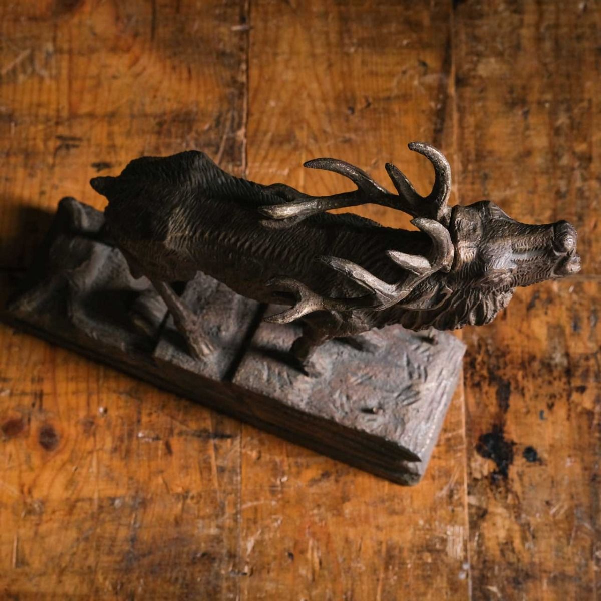 Brass Deer Sculpture