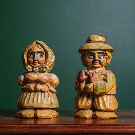 Vintage Wooden Figurines