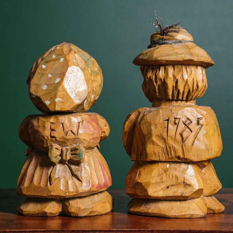 Vintage Wooden Figurines