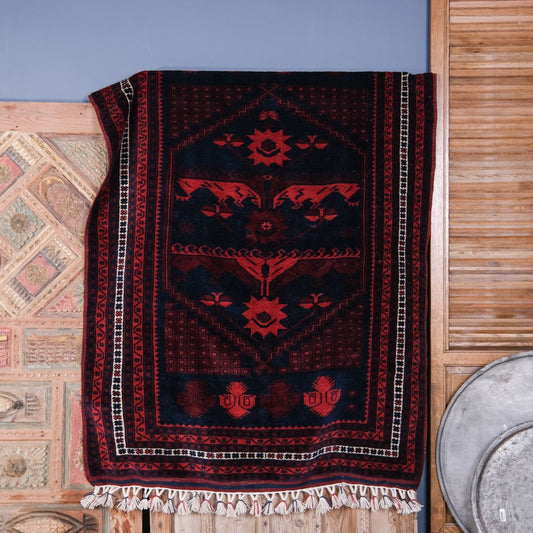Hand Woven Carpet,Vintage Rug,Retro Carpet,Wool Carpet