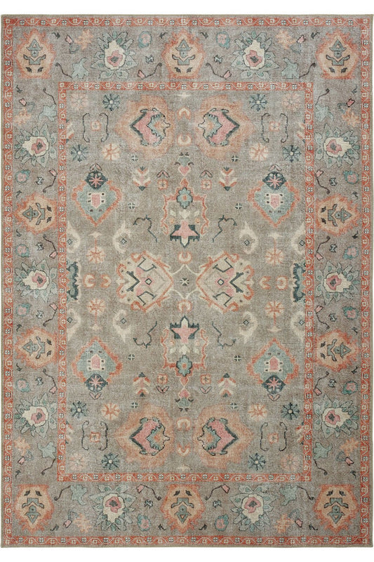 Colorful Antique Vintage Carpet Ethnic Patterned Authentic Woven Chenille Carpet Washable Living Room Carpet