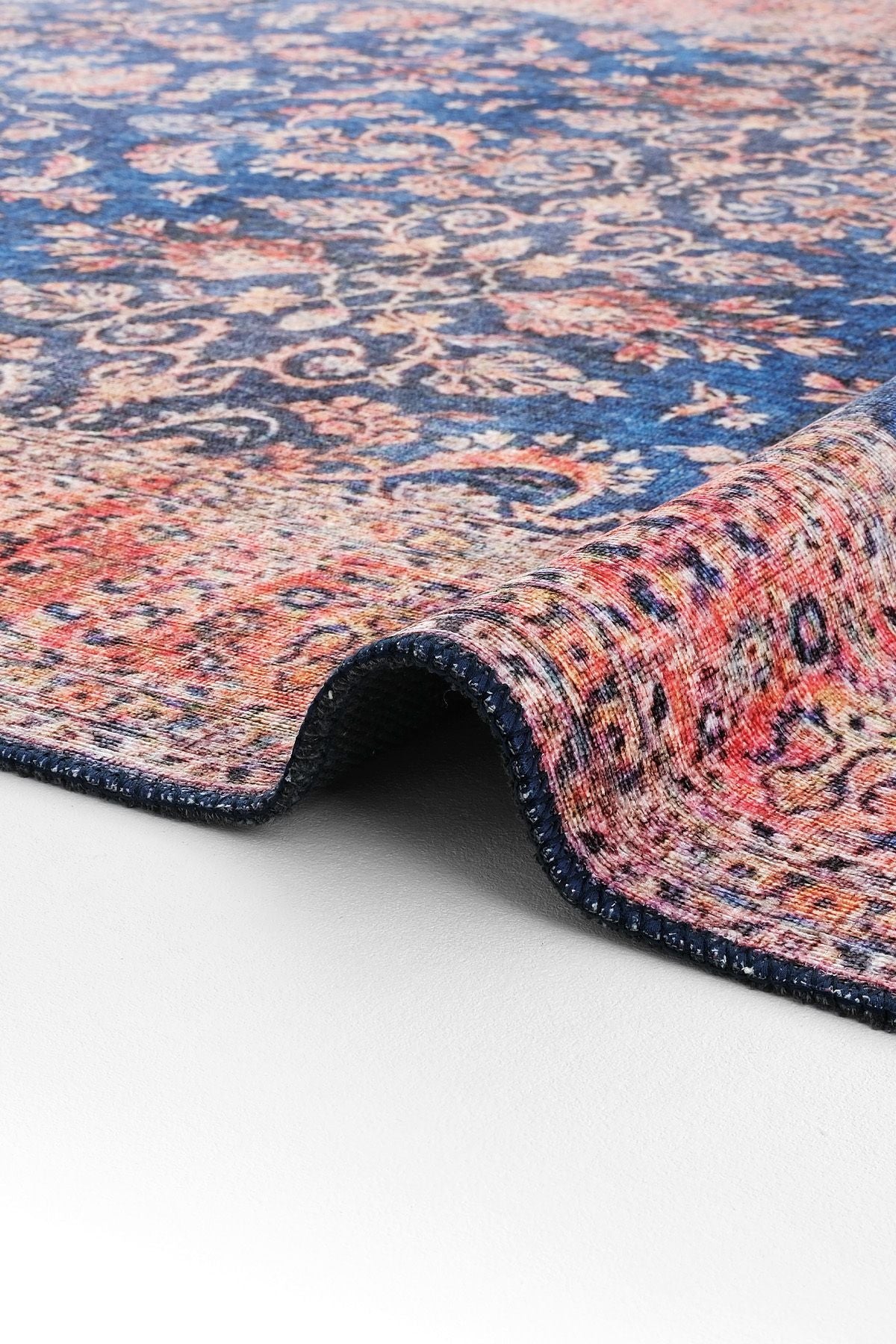 Colorful Antique Carpet Vintage Carpet Runner Digital Printing Carpet Floral Authentic Carpet Living Room Carpet