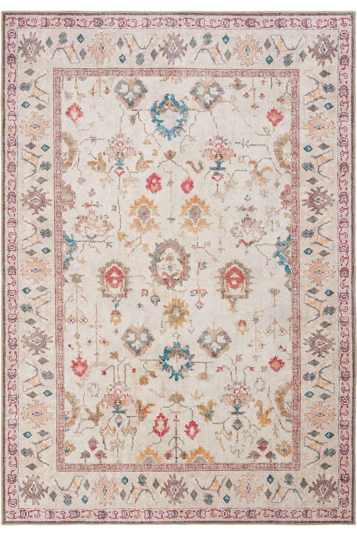 Colorful Antique Carpet Vintage Carpet Runner Digital Printing Carpet Floral Authentic Carpet Living Room Carpet