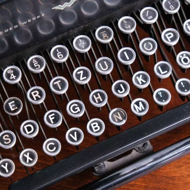 Office typewriter from Continental with antique glass keys