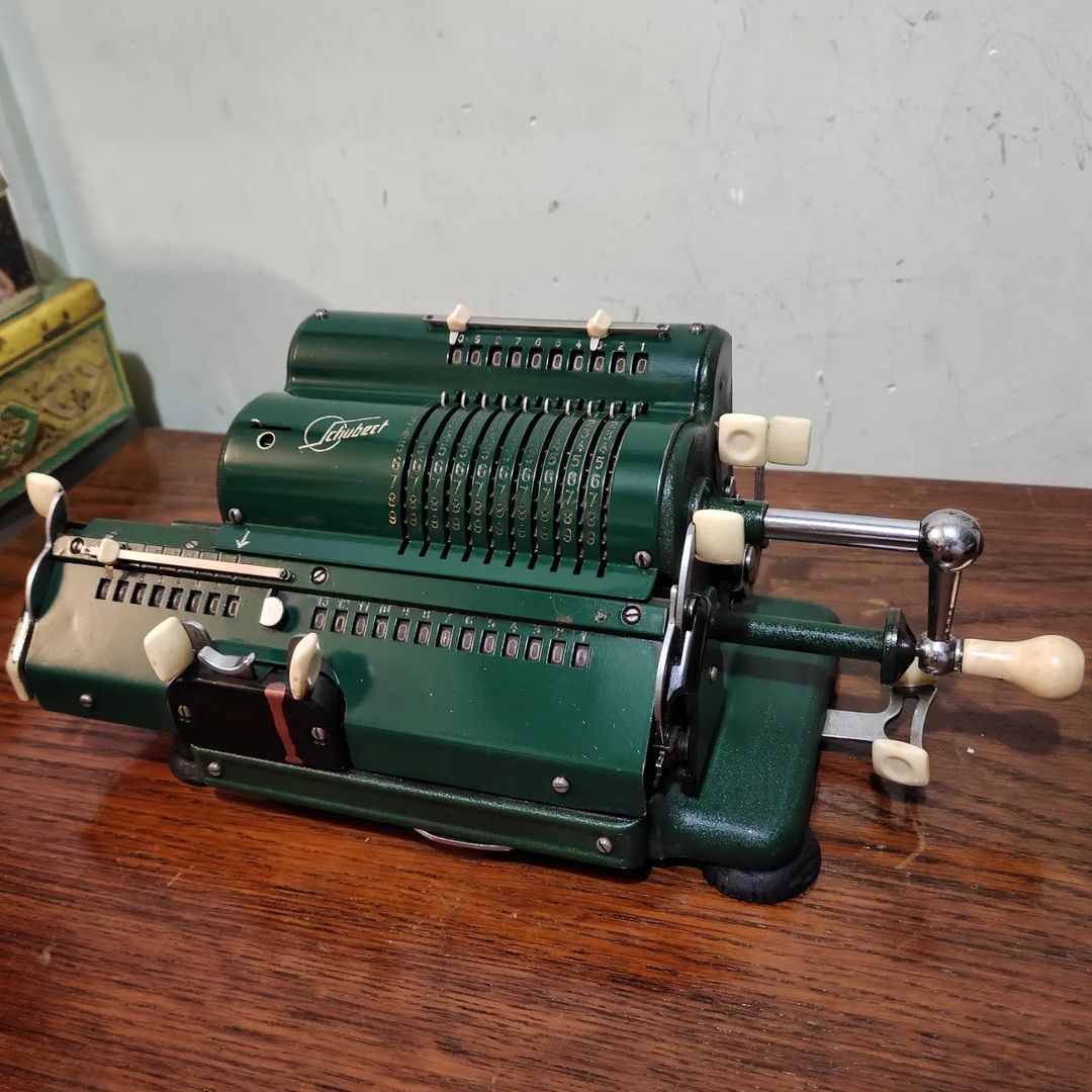 1950's Germany  Schubert brand DRV model mechanical calculator