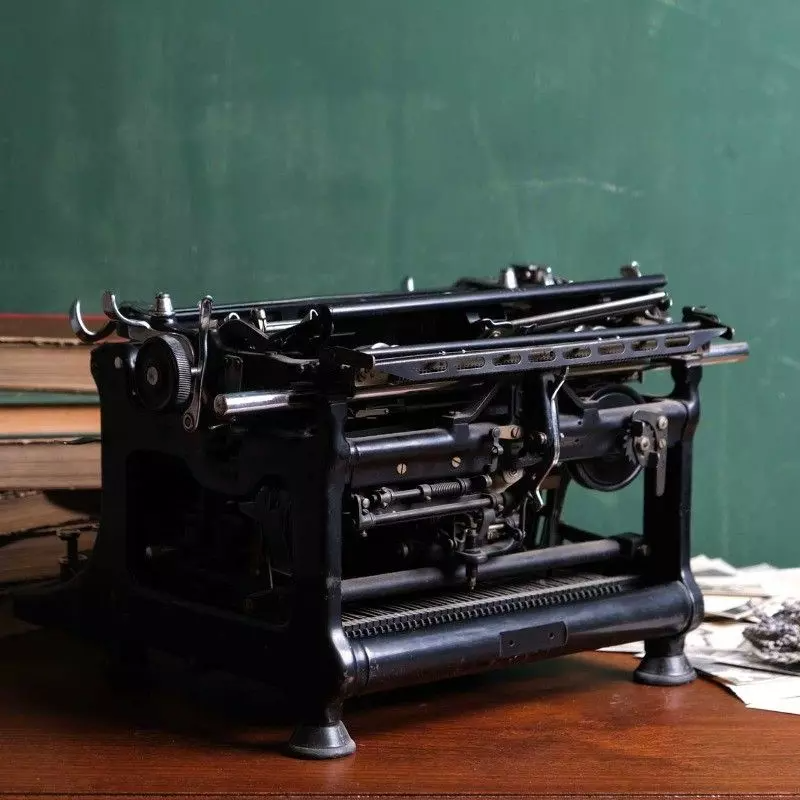Office typewriter from Continental with antique glass keys