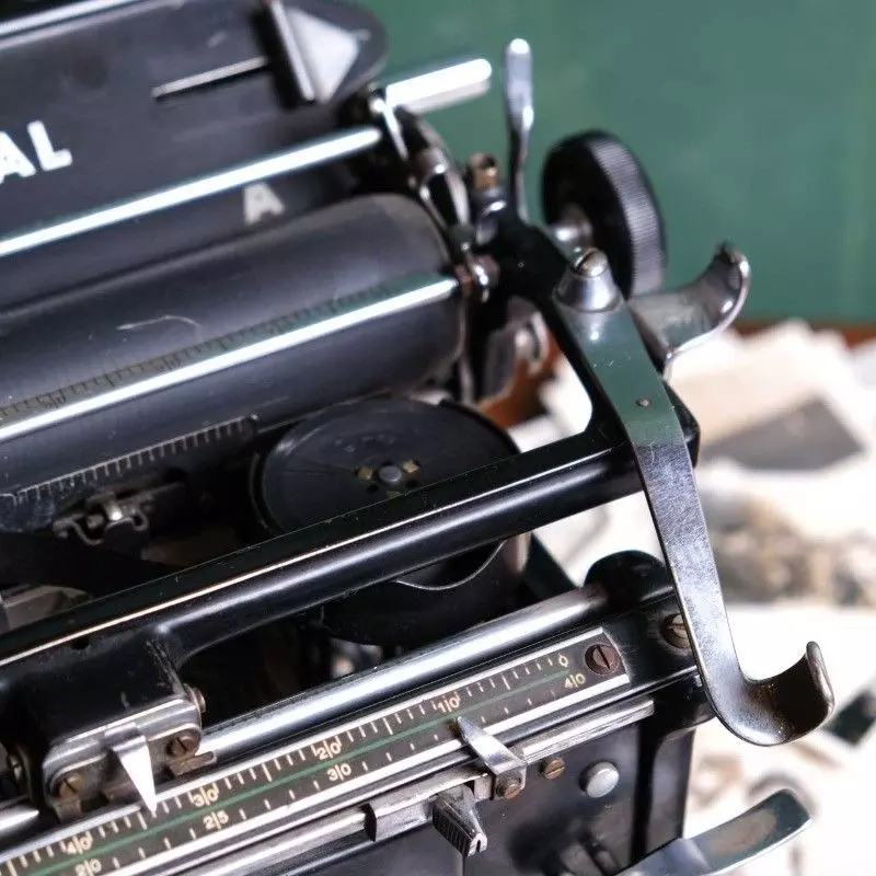 Office typewriter from Continental with antique glass keys