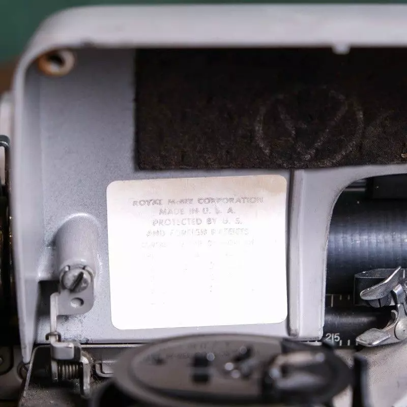 Royal brand, vintage typewriter.