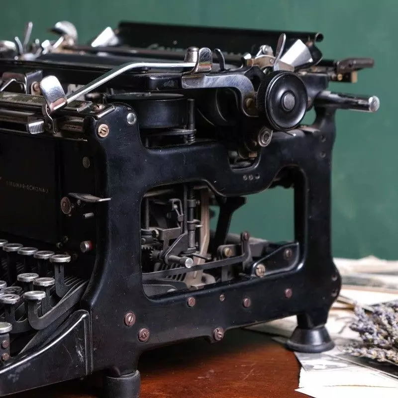 Office typewriter from Continental with antique glass keys