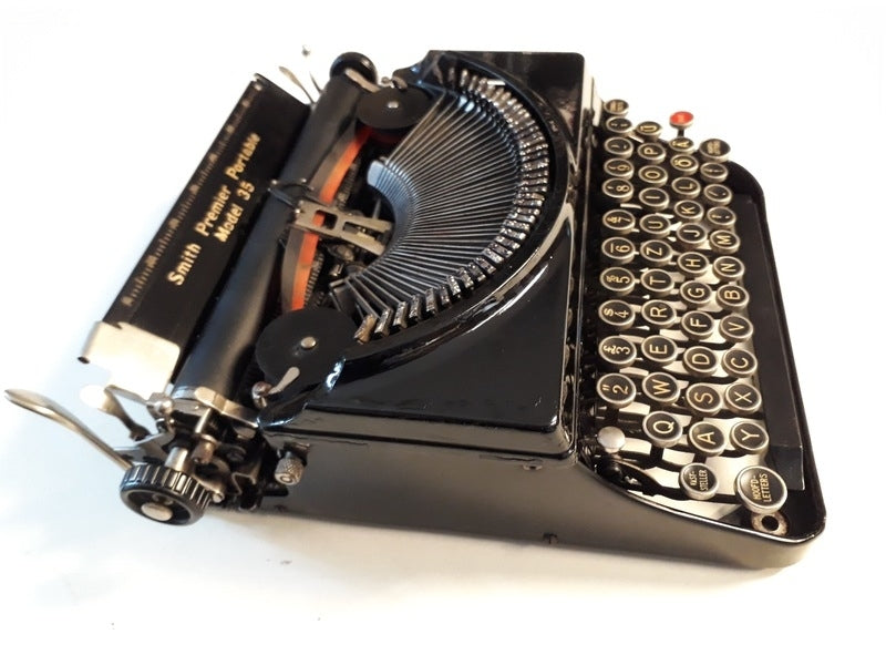 1930s American production, Smith Premier 35 portable Typewriter
