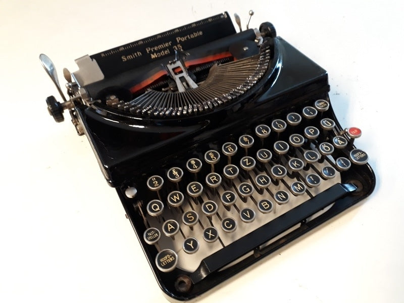 1930s American production, Smith Premier 35 portable Typewriter